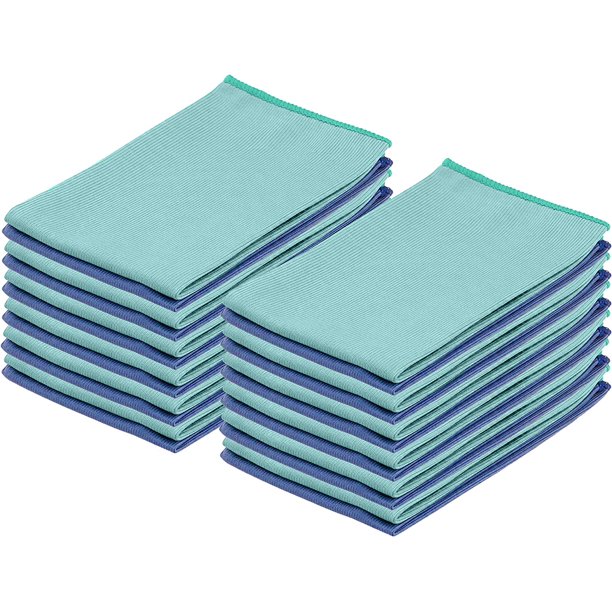 Superio Glass Window Cleaning Cloth, Microfiber Cleaning Cloths for