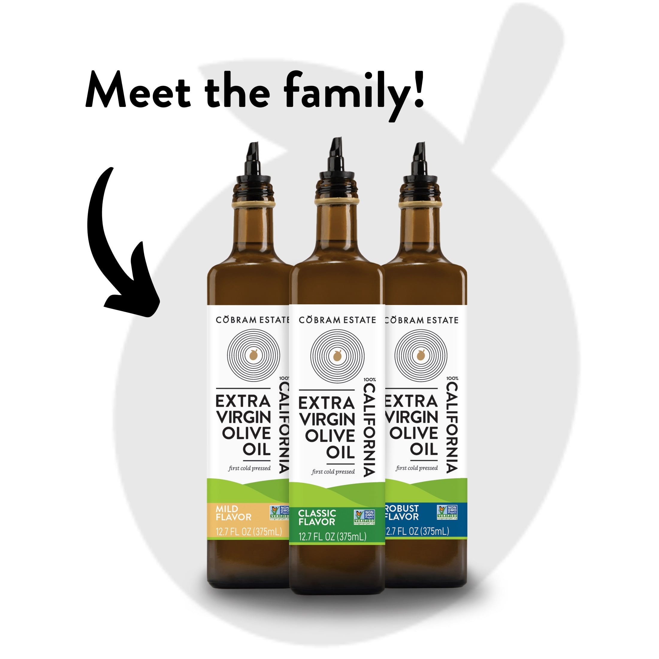 Cobram Estate Robust Flavor 100% California Extra Virgin Olive Oil, 25.4 fl oz Bottle – First Cold Pressed, Easy-Pour Cooking Oil