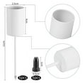 thumbnail image 3 of Candle Holders, Wreath, Candle Sticks, Wreath, Candle Holder, Taper Candles with Skewer, 12Pcs White, 3 of 8