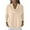 Beige #001, variant on Women's Cowl Neck Sweater Lightweight Solid Color Long Sleeve Knit Pullover Jumper Tops White M