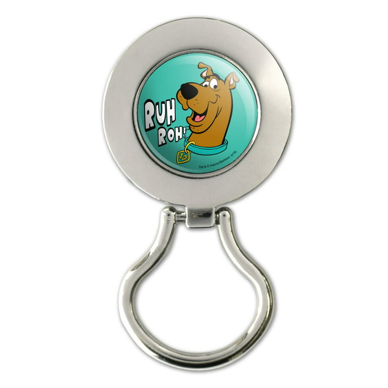 Scooby-Doo Ruh Roh Magnetic Metal Eyeglass ID Badge Holder 