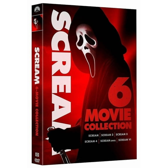 Scream 6-Movie Collection The Complete 1-6 (DVD, 2023, 6-Disc Box Set) New