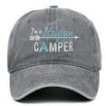thumbnail image 4 of l'm a Happy CAMPER Embroidery baseball cap Unisex, 4 of 8