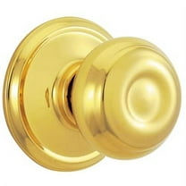 Schlage F10VGEO605, Bright Brass Georgian Passage Knob,