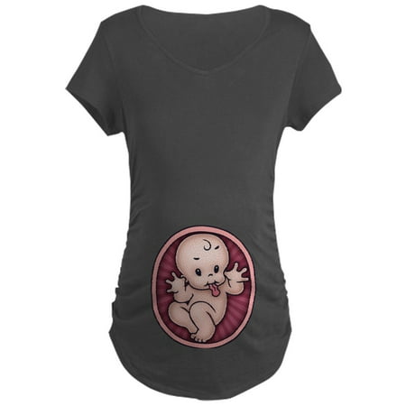 

CafePress - Razz Baby Maternity Dark T Shirt - Maternity Dark T-Shirt