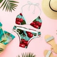 thumbnail image 6 of Cherry Swim Wear Bikini Set with Detachable Sponge & Adjustable Strap, Two-Pack for Versatile Swimming Suit Styles, 6 of 6