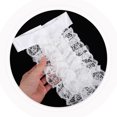thumbnail image 3 of Cuello de encaje con volantes, accesorio de disfraz de fiesta Steampunk, desmontable, para Halloween y cosplay., 3 of 7