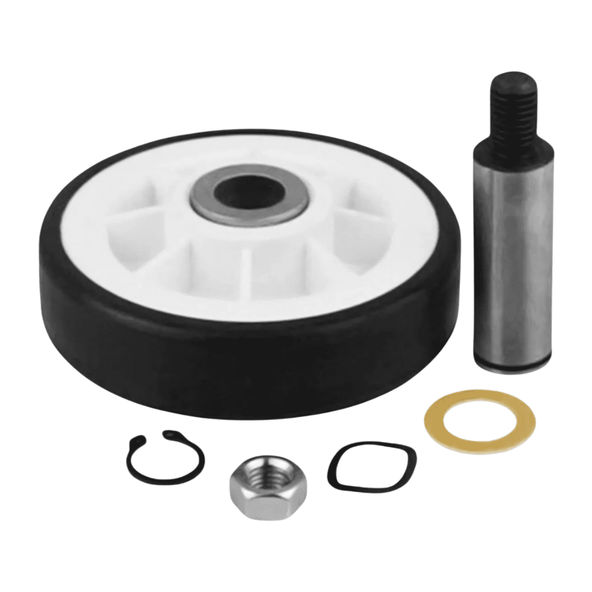 Scaroo 303373K Dryer Drum Roller Support Wheel Kit Fit for Whirlpool 4-PACK