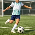 thumbnail image 2 of JAJAHO Boys Summer Outfits 2 Piece Athletic Set V Neck Tee And Elastic Waist Running Shorts Boy Summer Clothes Activewear, 2 of 5