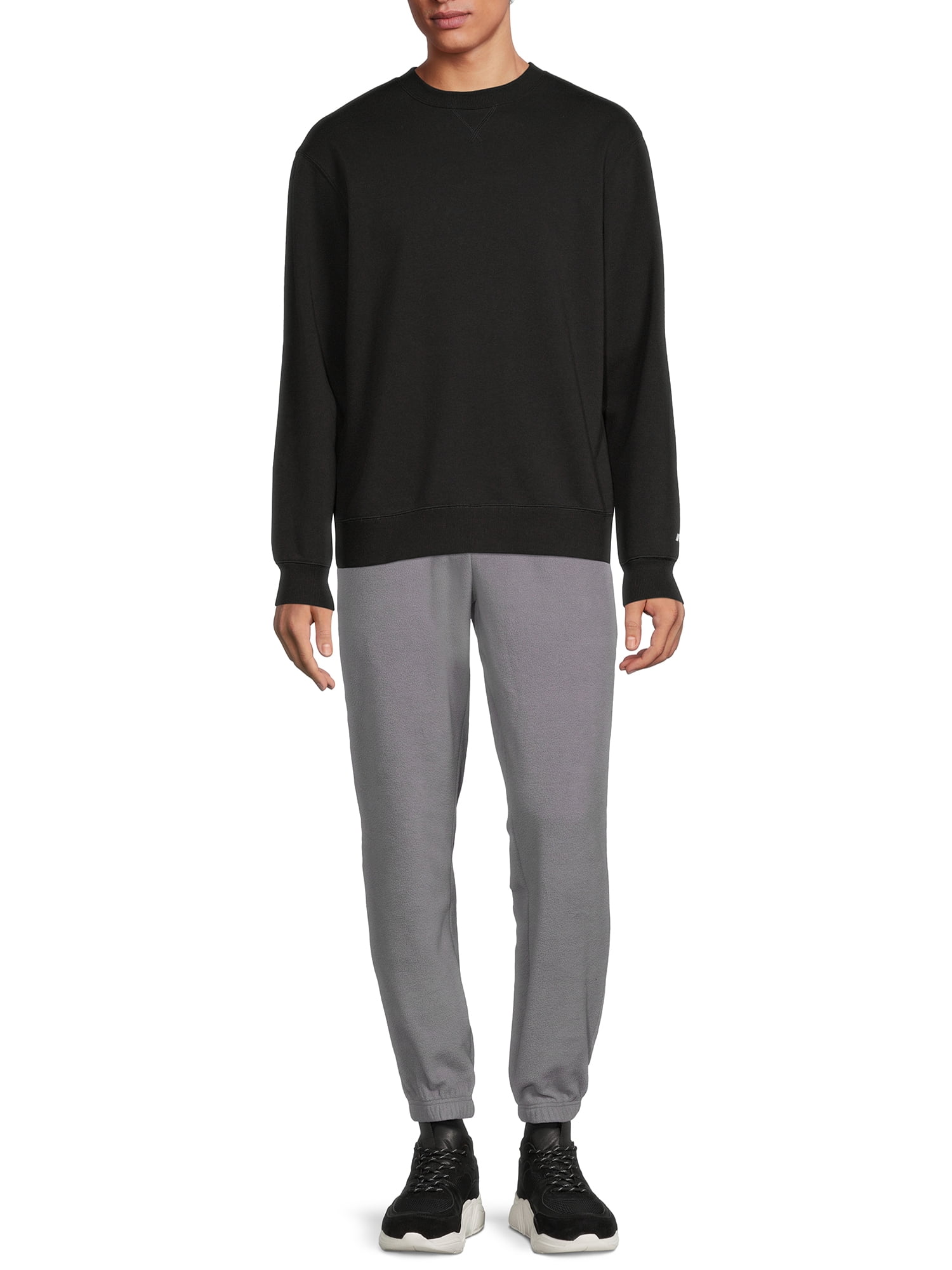 Russell Men's and Big Men's Fleece Crewneck Sweatshirt, Sizes up to 3XL