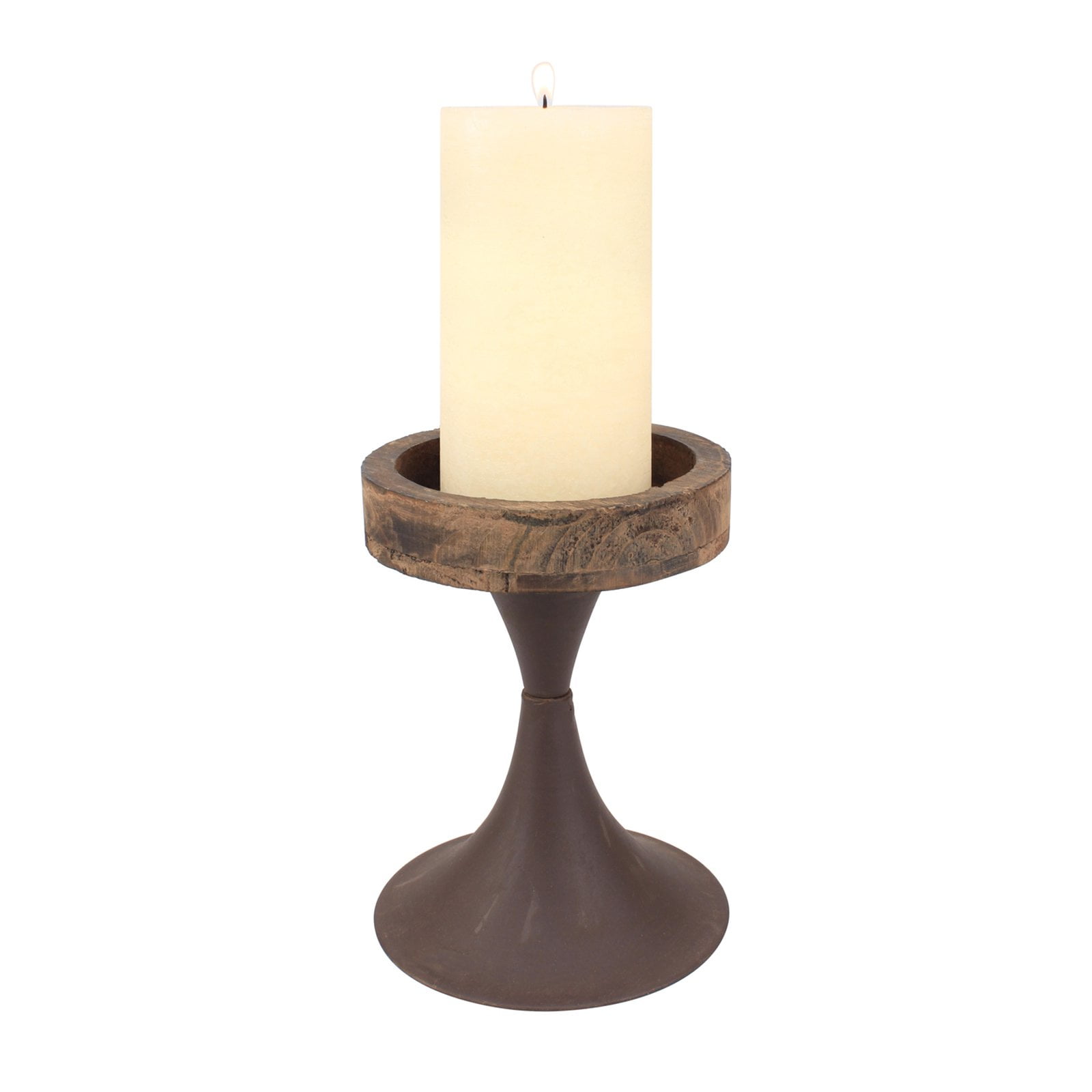 Stonebriar Collection Small Rustic Pedestal Tray