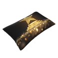 thumbnail image 2 of Fotbe Golden Glitter And Light Pillow Cases - Envelope Closure - Luxury, Extra Soft, Cooling Pillow Covers - Wrinkle, Fade, Stain Resistant-16"x24", 2 of 8