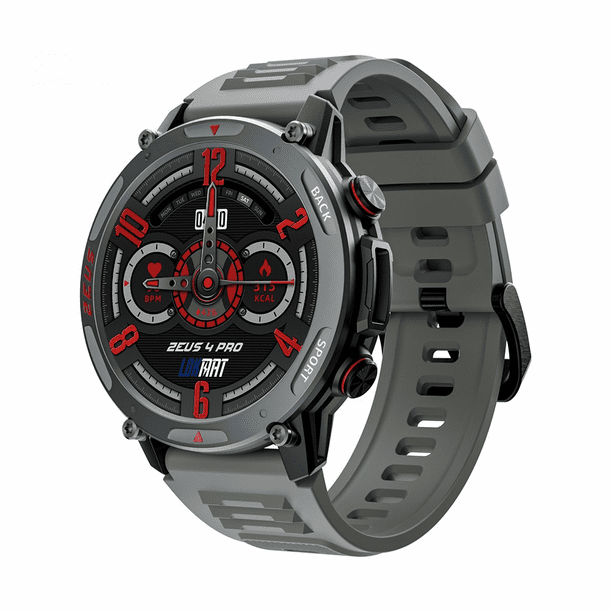 Reloj inteligente LOKMAT ZEUS4 PRO con llamadas Bluetooth, pantalla AMOLED, pulsera deportiva para exteriores, temperatura corporal saludable