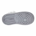 thumbnail image 6 of Jordan 1 Mid BT Todder's Shoes White/Wolf Grey 640735-112 (2 M US), 6 of 6