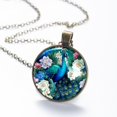 thumbnail image 6 of Peacock Necklace Personalized Custom Photo Round Pendant Adjustable Stainless Steel Necklaces with Gift Box for Men Women Mothers Valentine's Jewelry Gift, 6 of 6