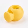 thumbnail image 2 of Plastic Iron Spring Cord Locks Gold 22x18x13.5mm Hole: 8x5mm, 2 of 2