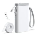 thumbnail image 1 of Impresora de etiquetas TYPONOS P21 con cinta, impresora de etiquetas térmica Bluetooth, minietiquetadora con cortador integrado y múltiples plantillas, impresora portátil para uso escolar, de oficina, 1 of 5