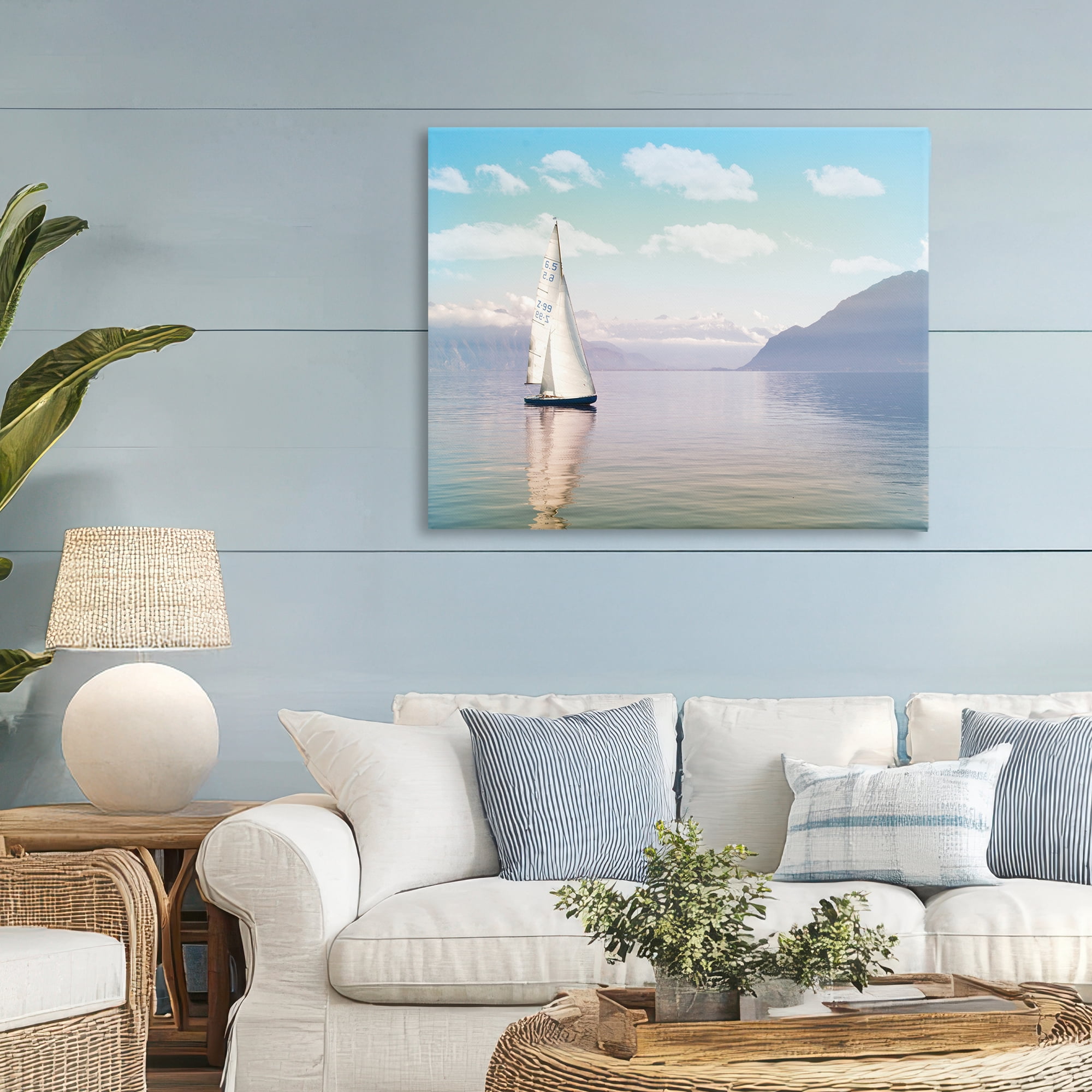 Stupell Industries Ocean Sails Lounging Canvas Wall Art, design by Marcus Prime