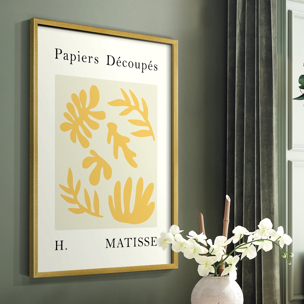 Matisse CCLXXVII in Solid Wood 16 x 20 Framed Print