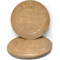 thumbnail image 2 of EcoNesxp 13 Inch Country Print Dinner Plates Paper Cardboard Plates Table Centerpiece Wedding Decoration Smart Technology 24 Disposable Burlap Round Charging Plates, 2 of 5