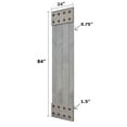 thumbnail image 5 of Mid-Century Style 24in.X 84in. French Gray  Finished Knotty Pine Wood Barn Door with  Hardware Kit, 5 of 7
