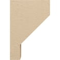 thumbnail image 3 of 6"W x 12"D x 18"H Classic Clemmons Rough Cedar Woodgrain TimberThane Corbel, Primed Tan, 3 of 6