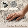 thumbnail image 6 of ODIKA 9'x12' Washable Area Rug Low Pile, Flatwoven, Beige Vintage Farmhouse Distressed Geometric Border Boho Large Flowing Dynamic for Great Room, Indoor Concept, Living, 6 of 7