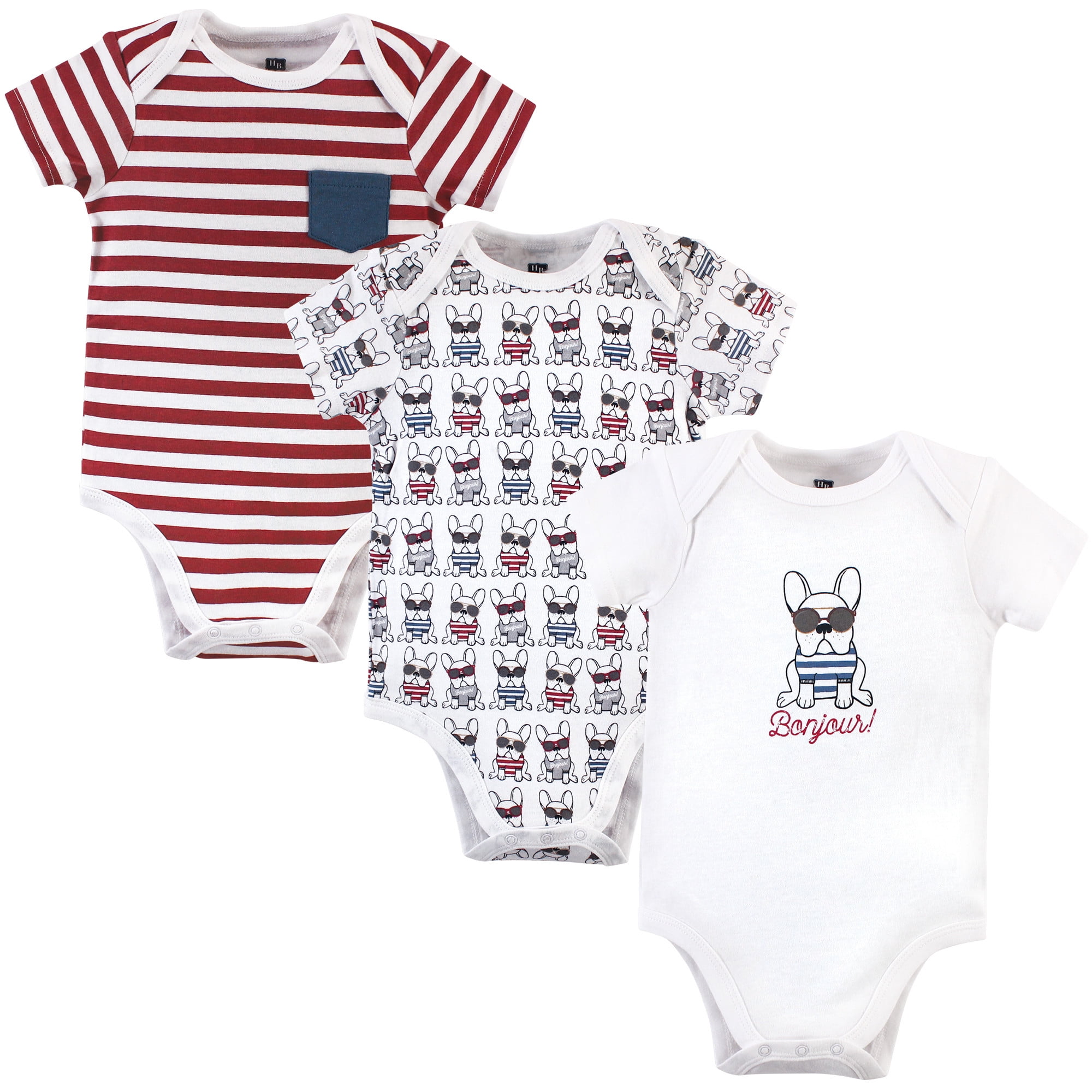 Hudson Baby Unisex Cotton Bodysuits