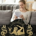 thumbnail image 3 of Scorpio Blanket 60"X50" Zodiac Gifts for Women Moon Constellation Throw Blanket Astrology Decor Witchy Leo Birthday Gifts Gothic Soft Blanket, 3 of 6