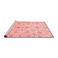 thumbnail image 2 of Ahgly Company Machine Washable Indoor Round Oriental Red Traditional Area Rugs, 3' Round, 2 of 4