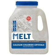 MELT 25 Lb. Bucket Calcium Chloride Pellets Professional Strength Ice Melter