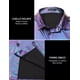 thumbnail image 5 of Camisa De Discoteca Brillante Manga Corta Hombre Casey Kevin, 5 of 8
