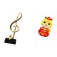 thumbnail image 5 of Adorno decorativo de resina con forma de nota musical y serpiente, ideal como centro de mesa, escritorio, chimenea o regalo Feng Shui para inauguració, 5 of 8
