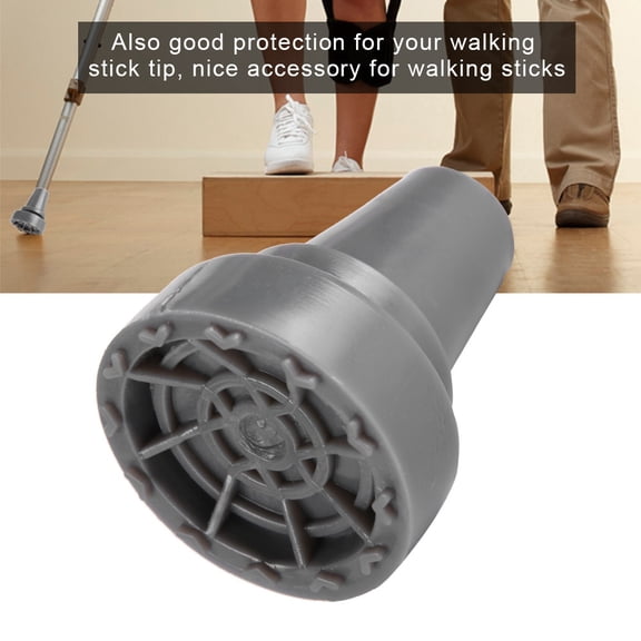 360 Rotating Anti-slip Walking Stick Standing Rubber Cane Crutch Pad End Bottom Tip Accessory, Walking Stick Pad, Cane Crutch Pad