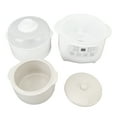 thumbnail image 2 of Electric Stew Cooker, Ceramic Soup Cooker Pre Settings with Steam Basket for Kitchen, 2 of 7