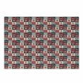 thumbnail image 1 of London Cutting Board, Retro Traditional London in Squares United Kingdom Europe Travel Vacation, Decorative Tempered Glass Cutting and Serving Board, Small Size, Multicolor, by Ambesonne, 1 of 1