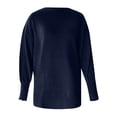 thumbnail image 5 of Oversized Knit Sweater Soft Casual Crewneck Pullover Long Sleeve For Fall Winter Comfort Wear, 5 of 5
