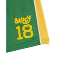 thumbnail image 7 of Bluey Little Boys' Graphic T-Shirt and Athletic Mesh Shorts Set Yellow and Green Soccer Bluey, Honey, and Mackenzie, 7 of 7