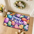 thumbnail image 5 of Tyidzon Easter Door Mat, Easter Buny Welcome Doormat, Happy Colorful Rabbit Front Door Mat Non-Slip Backing Spring Doormat for Indoor Outside Entrance Home Decor, 5 of 6