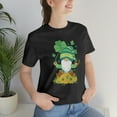 thumbnail image 4 of St Patricks Day Shirts for Women Shamrock Gnome T Shirt St. Paddy's Day, 4 of 5