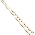 thumbnail image 6 of Ekena Millwork 94"H x 3/8"T Casablanca Adjustable Wood Decorative Slat Wall Panel Kit, Birch (contains 30 Slats + 1 Straight Edge Starter Slat), 6 of 16