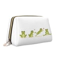 thumbnail image 2 of Gaeub Hunting Frog Printed Travel Cosmetic Bag,Makeup Bag, Large Capacity Toiletry Bag for Women, Portable Pouch Make Up Organizer with Zipper and Divider, 2 of 8
