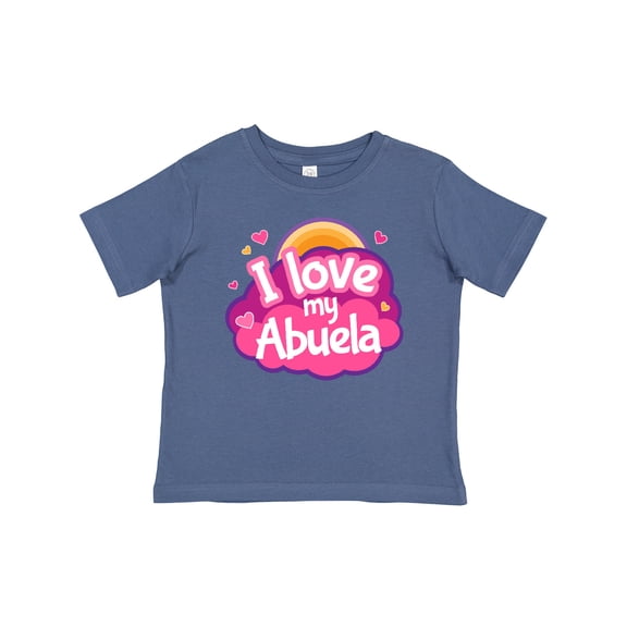 Inktastic I Love My Abuela Girls Baby T-Shirt