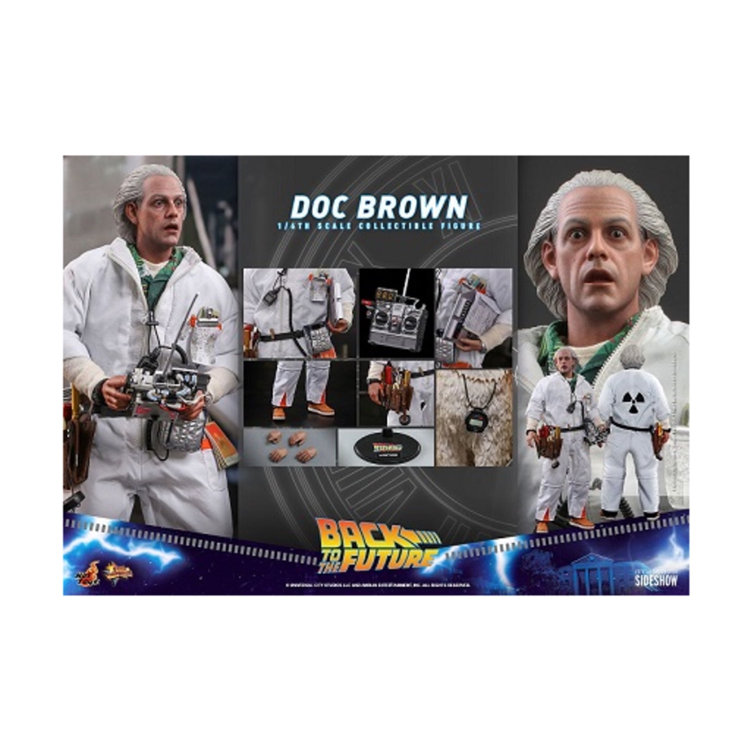 Hot Toys Doc Brown New