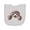 AC-Heather Grey, variant on Inktastic Kiniart Sloth Newborn Bib