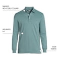 thumbnail image 4 of Lands' End Men's Long Sleeve American-Grown Supima Cotton Polo Shirt, 4 of 6