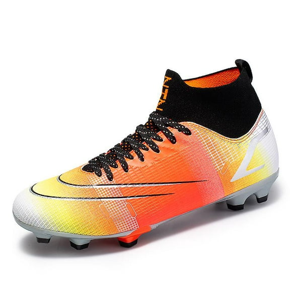 Men Soccer Shoes Adult High Ankle Football Boots Grass Training Sport Footwear Mens Sneakers 562
