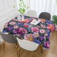 thumbnail image 2 of Yayeee Tablecloths 54" x 54" Rectangle Wrinkle Resistant Party Table Cover, Soft Pinks Flowers, 2 of 8