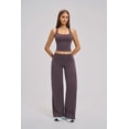 thumbnail image 3 of PISONIC Womens Workout Sets 2 Piece Racerback Crop Top Straight Leg Yoga Pants Yoga Pilates Outfits, 3 of 7