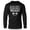 Silver on Black, variant on GYMISH Do Not Debate Lightweight Long Sleeve Hooded T-Shirt for Men – Funny Workout Hoodie, Khaki, Small